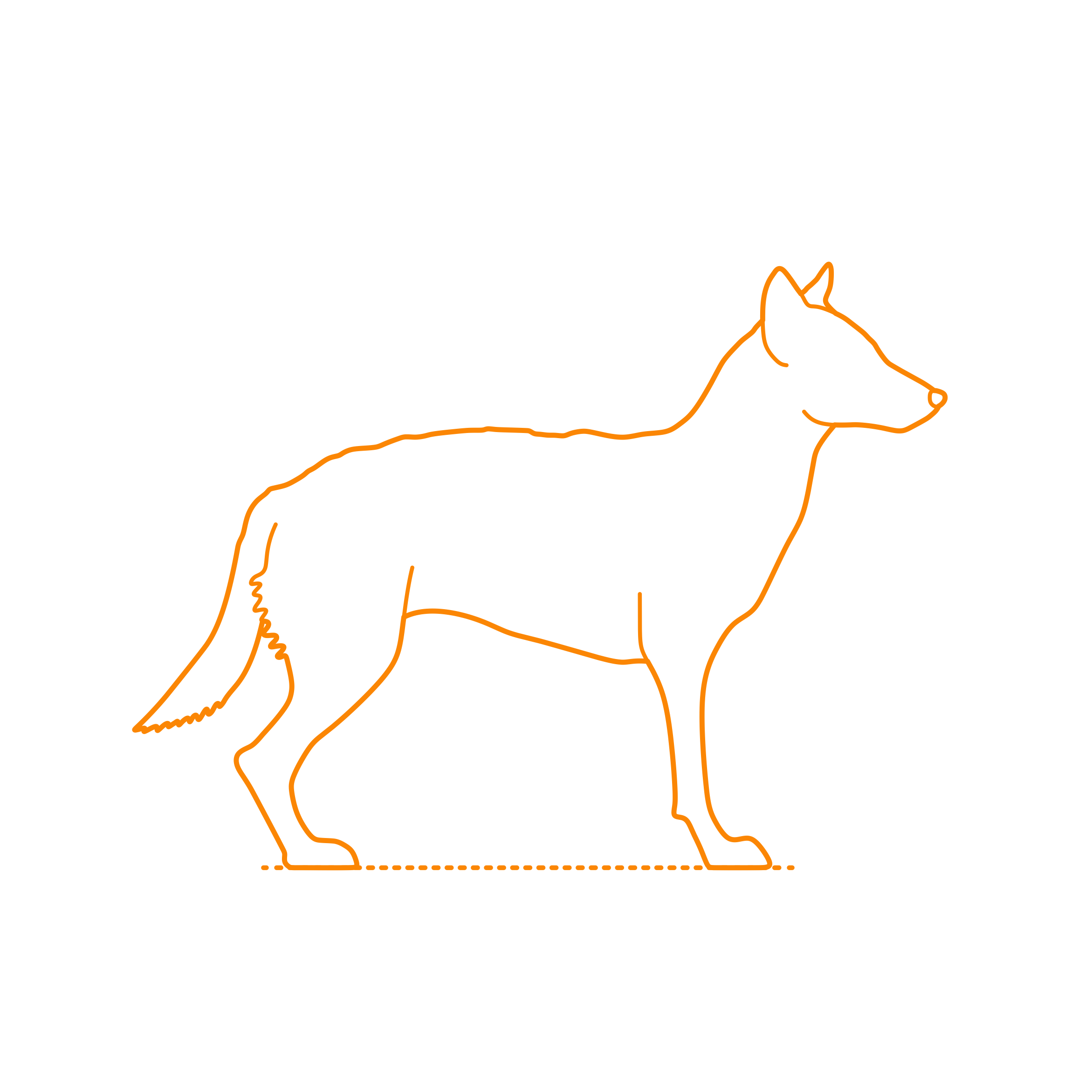 Animals Dogs Czechoslovakian Vlack Laser Cut Svg File Free Vectors